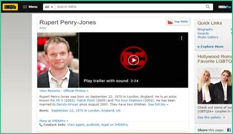 Introducing Rupert Penry-Jones - Bio & Net Worth